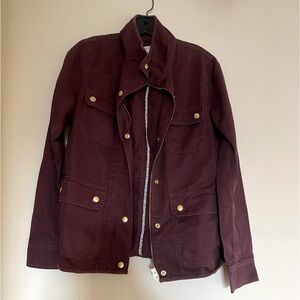 J. Crew Women’s Field Jacket in Maroon